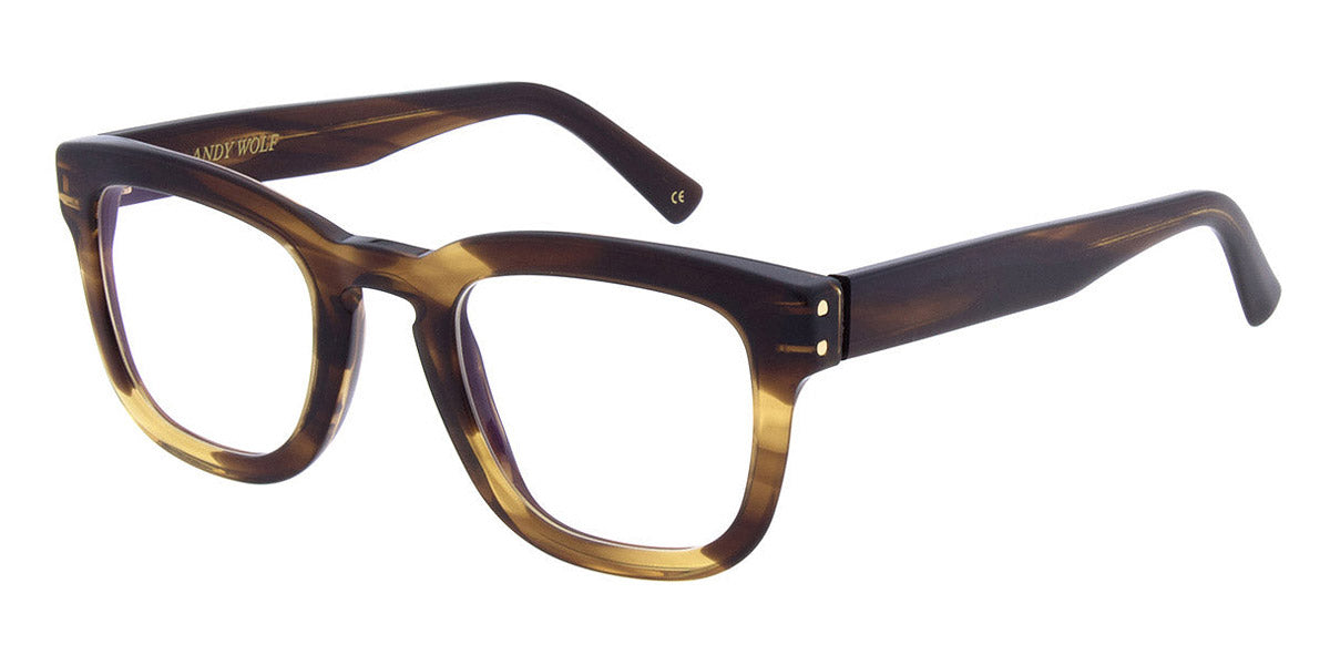 Andy Wolf® AW01 AW AW01 08 49 - Brown/Gold 08 Eyeglasses