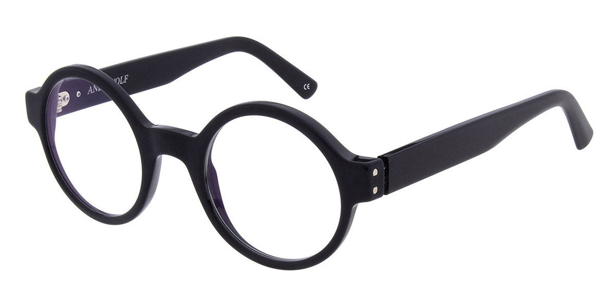 Andy Wolf® AW02 AW AW02 01 48 - Black/Silver 01 Eyeglasses