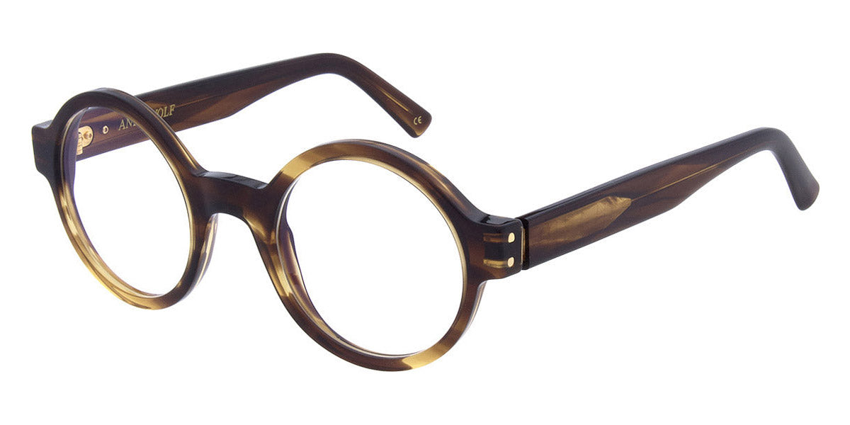 Andy Wolf® AW02 AW AW02 08 48 - Brown/Gold 08 Eyeglasses