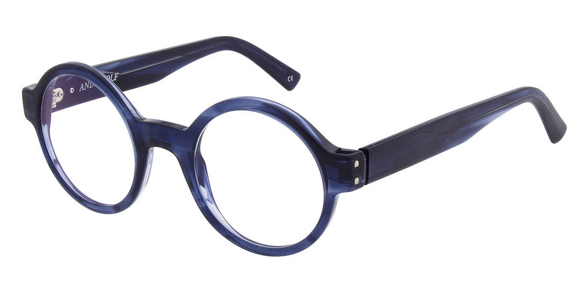 Andy Wolf® AW02 AW AW02 09 48 - Blue/Silver 09 Eyeglasses