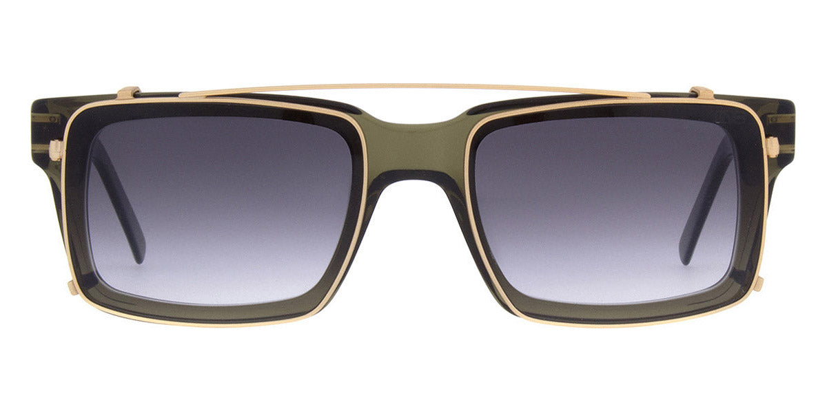 Andy Wolf® AW04 Clip AW AW04 Clip 01 56 - Gold/Gray 01 Sunglasses