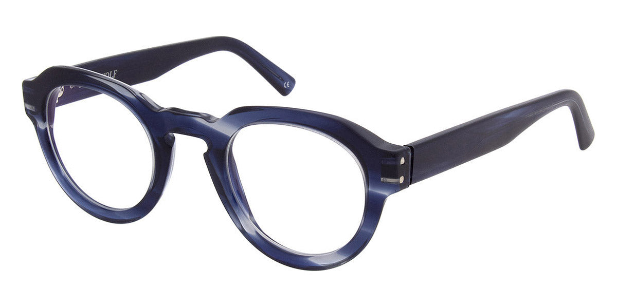 Andy Wolf® AW06 AW AW06 09 47 - Blue/Silver 09 Eyeglasses