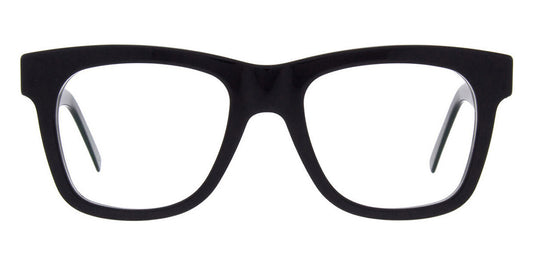 Andy Wolf® AW07 AW AW07 01 57 - Black/Silver Eyeglasses