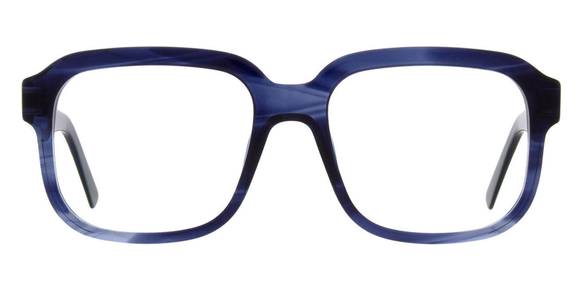 Andy Wolf® Aw08 AW AW08 09 56 - Blue/Silver Eyeglasses