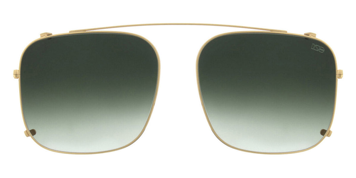 Andy Wolf® Aw08 Clip AW AW08 Clip 02 60 - Gold/Green Sunglasses