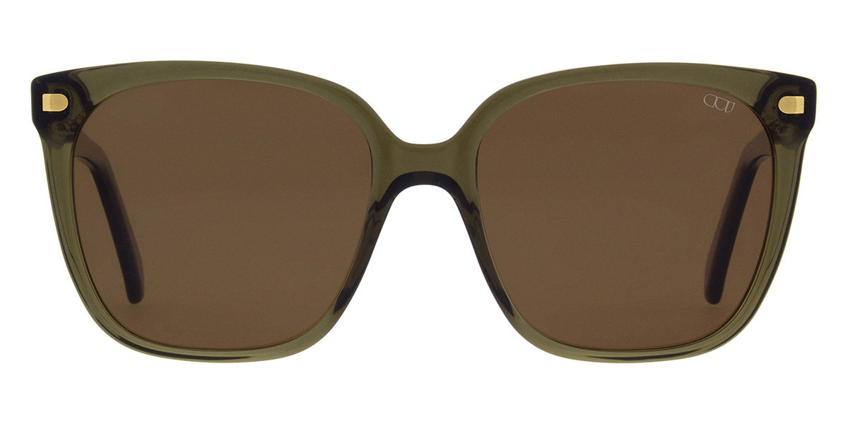 Andy Wolf® AWE04S Sun AW AWE04S Sun 04 56 - Green/Gold Sunglasses