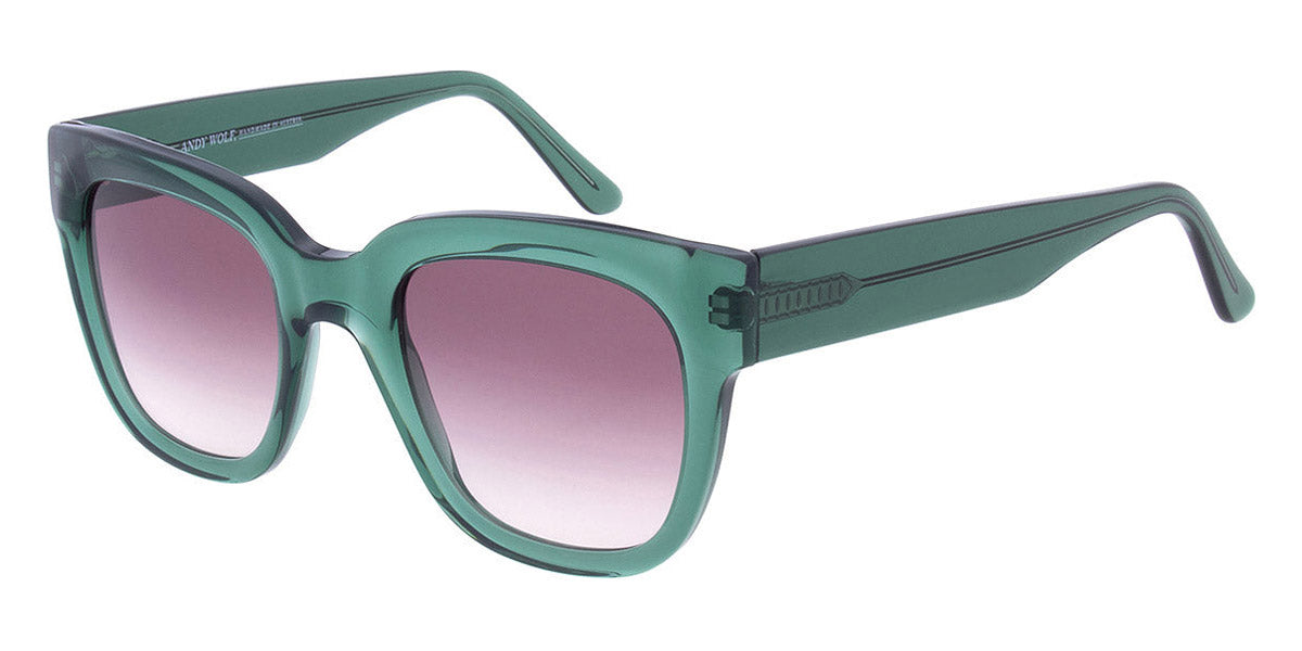 Andy Wolf® Beech Sun AW Beech Sun 06 51 - Green/Violet 06 Sunglasses