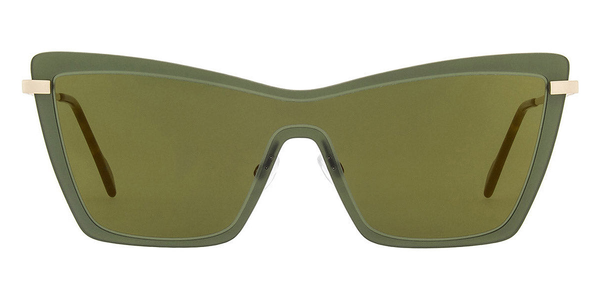 Andy Wolf® Bernice Sun AW Bernice Sun B 141 - Green/Gold B Sunglasses