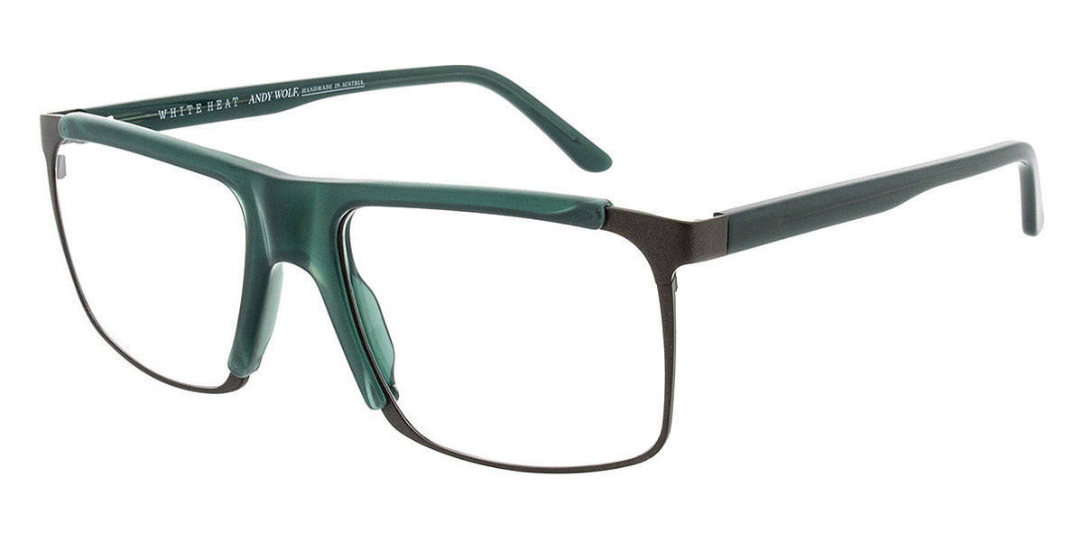 Andy Wolf® Blaise AW Blaise F 56 - Gun/Green F Eyeglasses