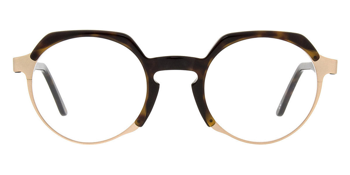 Andy Wolf® Brancusi AW Brancusi B 49 - Gold/Brown B Eyeglasses