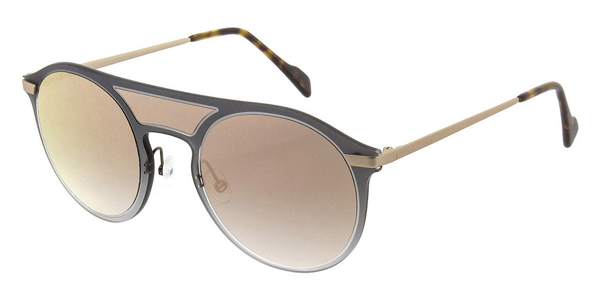 Andy Wolf® Brigitta Sun AW Brigitta Sun B 141 - Gray/Gold B Sunglasses