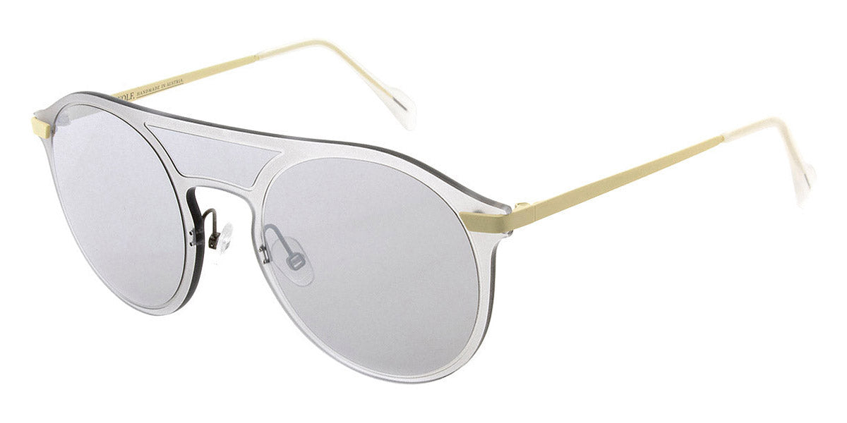 Andy Wolf® Brigitta Sun AW Brigitta Sun E 141 - White/Silver E Sunglasses