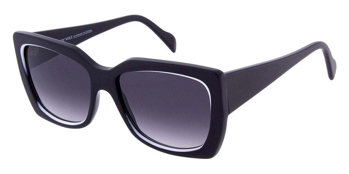 Andy Wolf® Camilla Sun AW Camilla Sun 01 55 - Black/White 01 Sunglasses