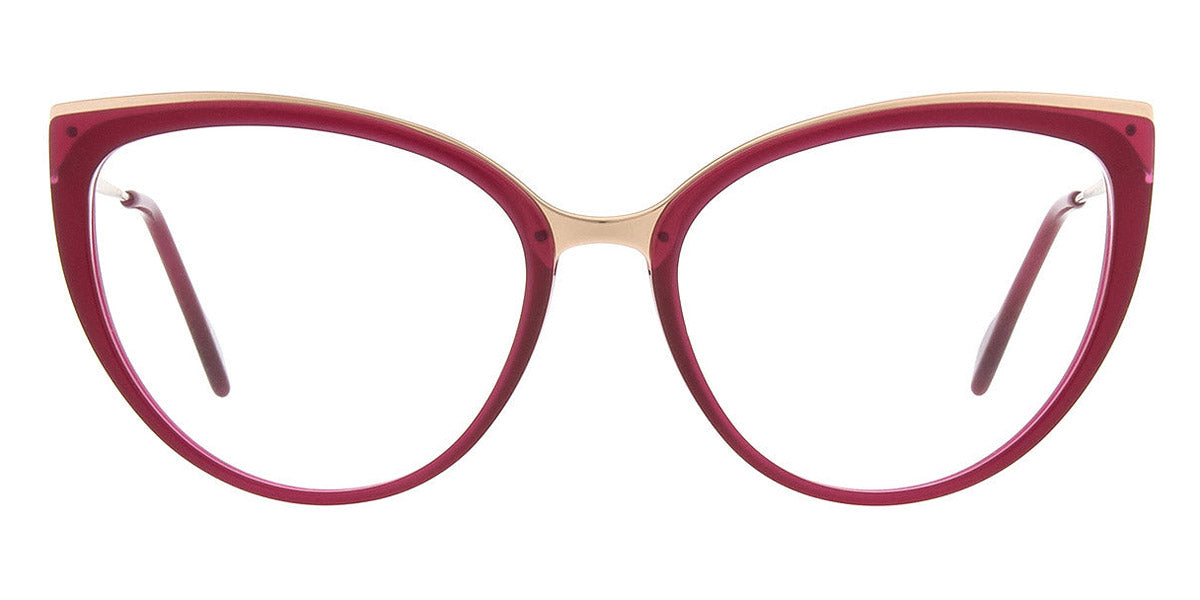 Andy Wolf® Campbell AW Campbell 04 55 - Berry/Gold 04 Eyeglasses