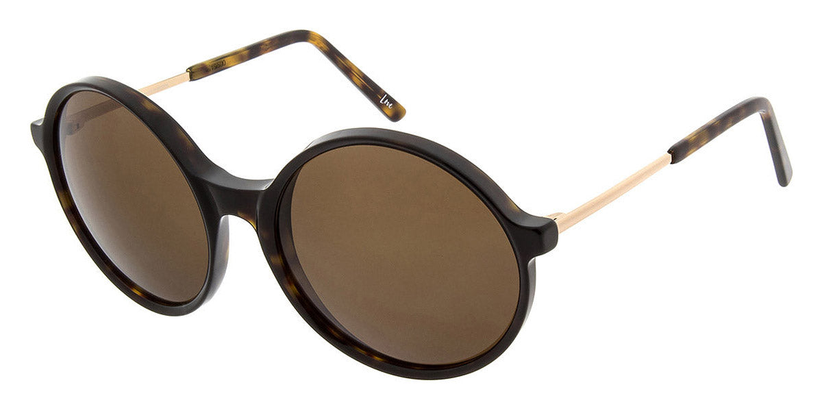 Andy Wolf® Charlie Sun AW Charlie Sun B 60 - Gold/Brown B Sunglasses