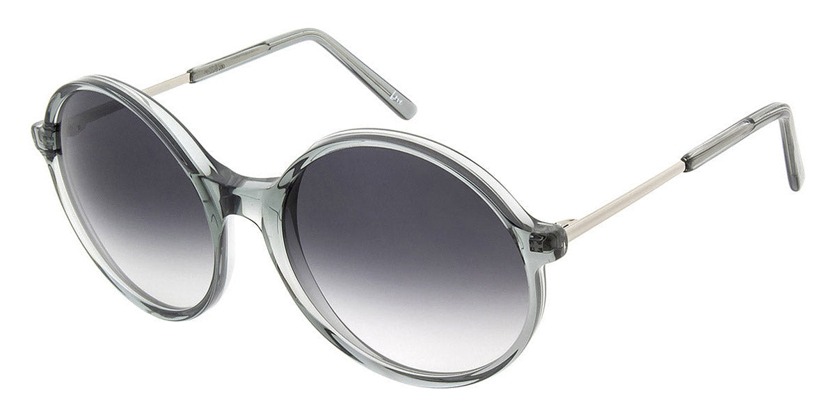 Andy Wolf® Charlie Sun AW Charlie Sun E 60 - Silver/Gray E Sunglasses