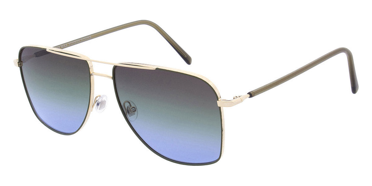 Andy Wolf® Chervil Sun AW Chervil Sun 04 59 - Graygold/Green 04 Sunglasses