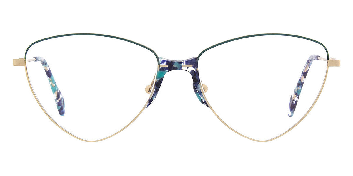 Andy Wolf® Chia AW Chia 07 56 - Gold/Teal 07 Eyeglasses