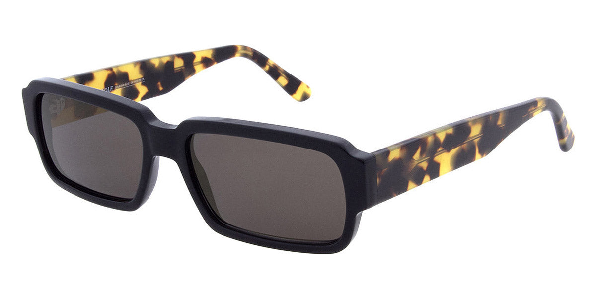 Andy Wolf® Clover Sun AW Clover Sun 01 55 - Black/Yellow 01 Sunglasses