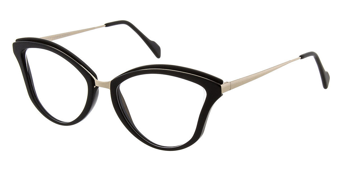 Andy Wolf® Consagra AW Consagra 01 52 - Black/Gold 01 Eyeglasses