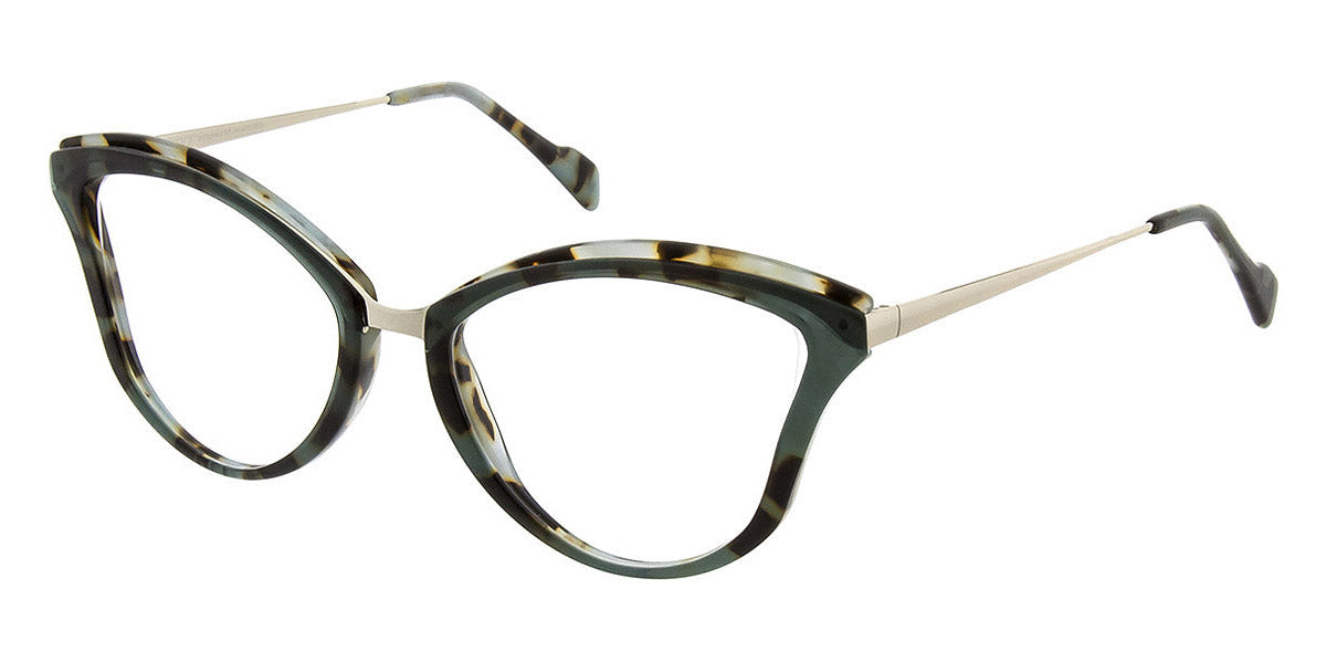 Andy Wolf® Consagra AW Consagra 04 52 - Green/Gold 04 Eyeglasses