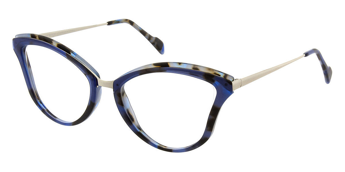 Andy Wolf® Consagra AW Consagra 06 52 - Blue/Gold 06 Eyeglasses