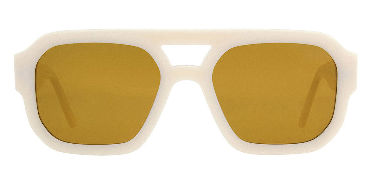 Andy Wolf® Dandelion Sun AW Dandelion Sun 04 54 - White/Yellow Sunglasses