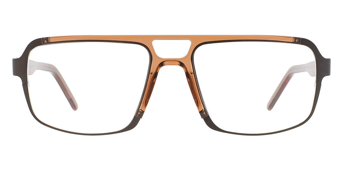 Andy Wolf® Deacon AW Deacon F 58 - Gun/Brown F Eyeglasses