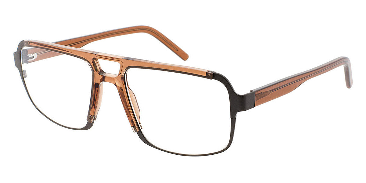 Andy Wolf® Deacon AW Deacon F 58 - Gun/Brown F Eyeglasses