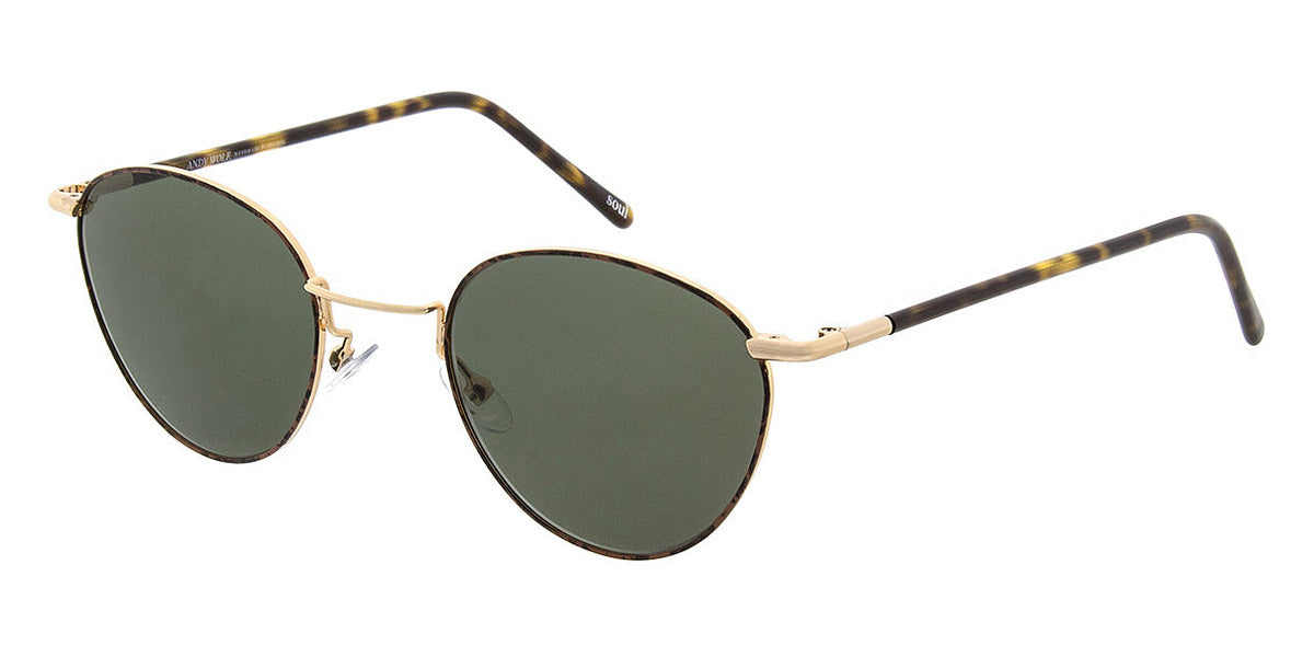 Andy Wolf® Demetrio Sun AW Demetrio Sun B 48 - Gold/Brown B Sunglasses