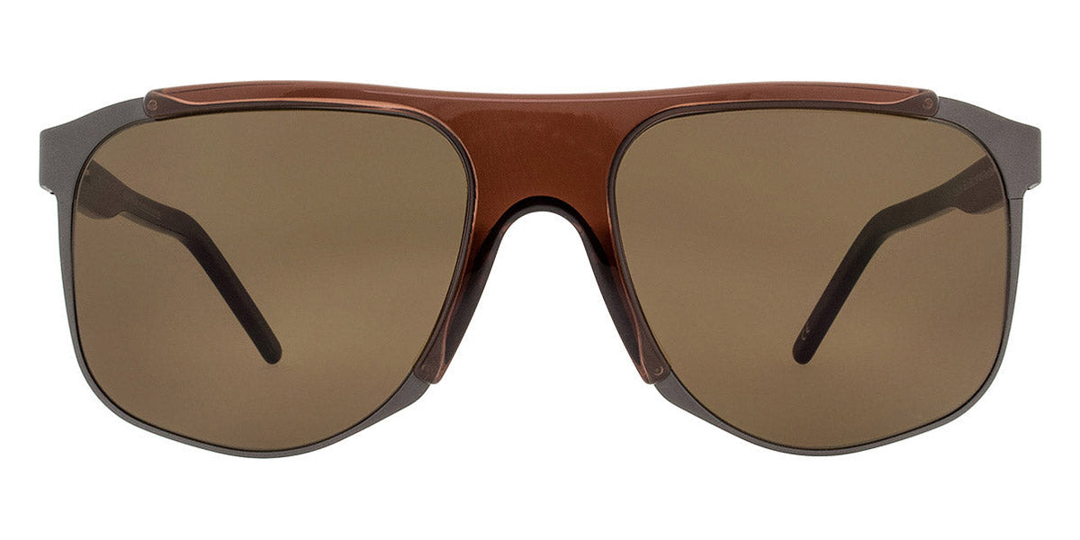 Andy Wolf® Dimitri Sun AW Dimitri Sun C 58 - Gun/Brown C Sunglasses