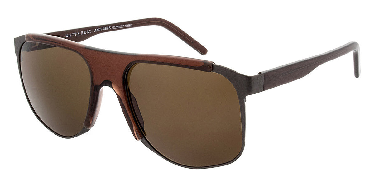 Andy Wolf® Dimitri Sun AW Dimitri Sun C 58 - Gun/Brown C Sunglasses