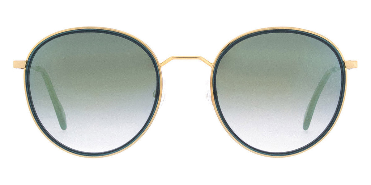 Andy Wolf® Evan Sun AW Evan Sun 04 51 - Gold/Teal 04 Sunglasses