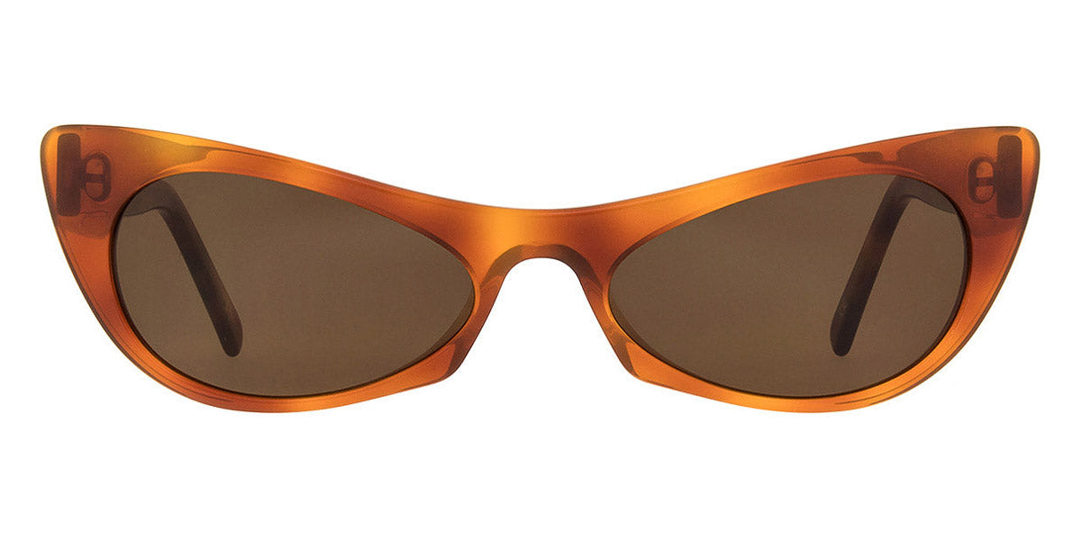 Andy Wolf® Ezra Sun AW Ezra Sun B 55 - Orange/Brown B Sunglasses