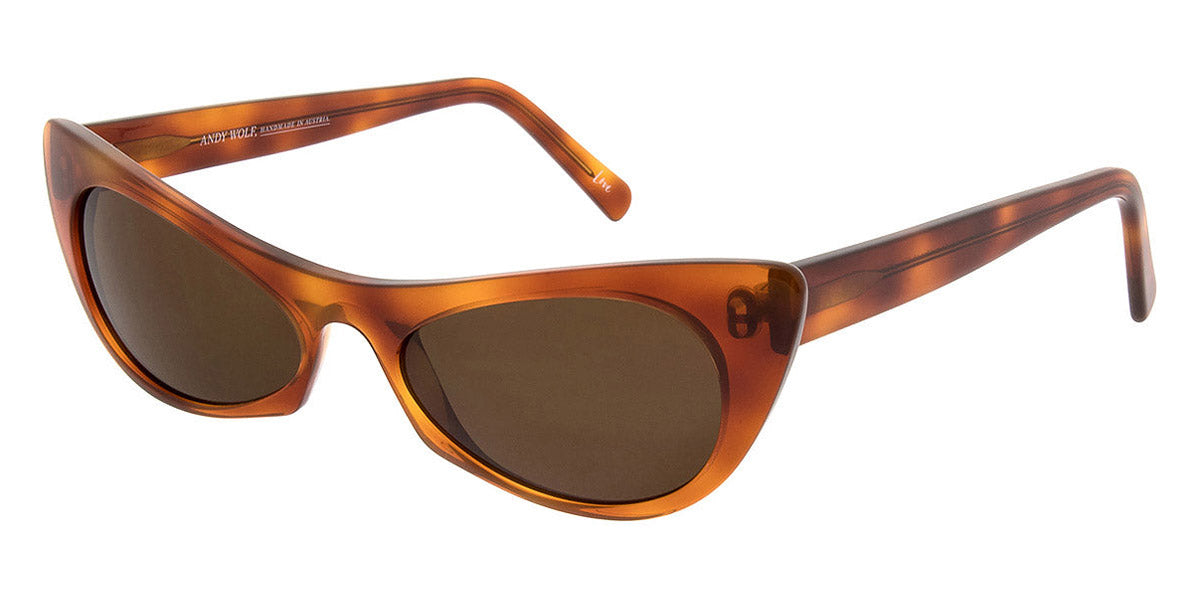 Andy Wolf® Ezra Sun AW Ezra Sun B 55 - Orange/Brown B Sunglasses