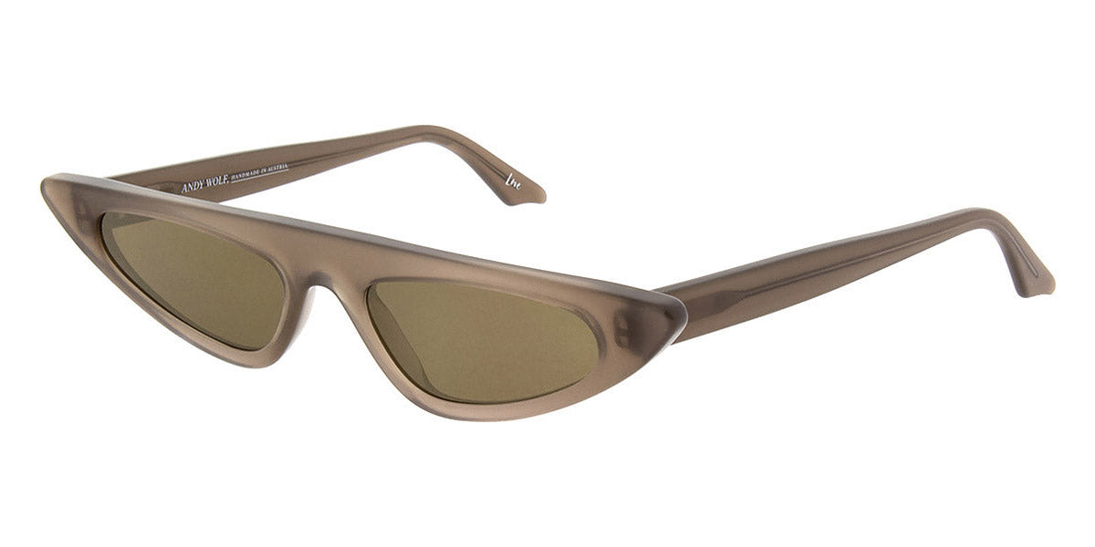 Andy Wolf® Florence Sun AW Florence Sun E 53 - Brown/Gold E Sunglasses