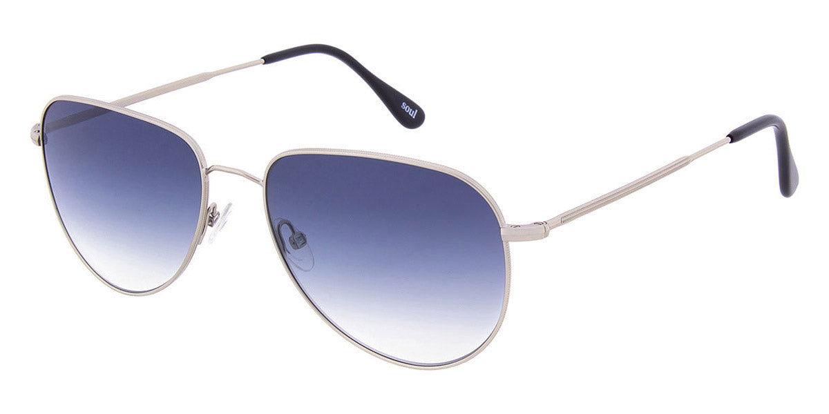 Andy Wolf® Gianni Sun AW Gianni Sun 03 55 - Silver/Black 03 Sunglasses