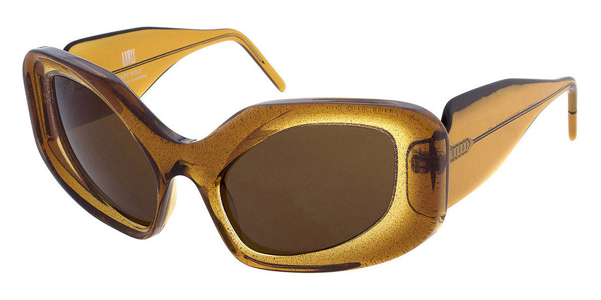 Andy Wolf® Glimmer Sun AW Glimmer Sun A 57 - Brown/Gold Sunglasses