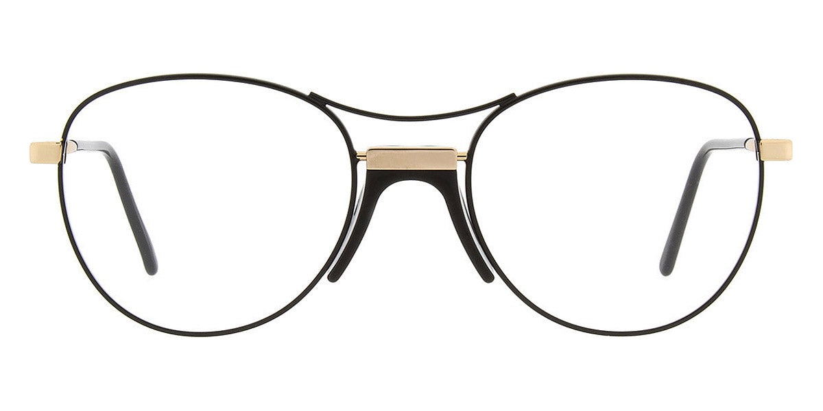 Andy Wolf® Goldner AW Goldner A 52 - Gold/Black A Eyeglasses