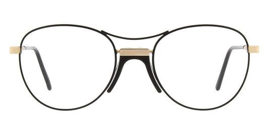 Andy Wolf® Goldner AW Goldner A 52 - Gold/Black A Eyeglasses