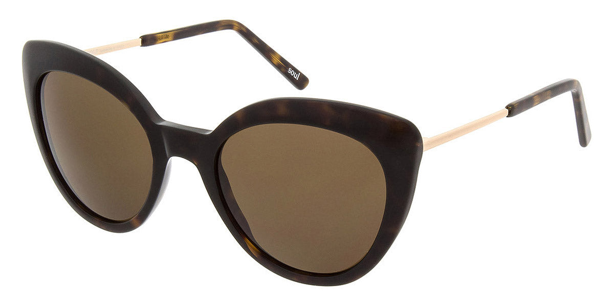 Andy Wolf® Grace Sun AW Grace Sun B 54 - Brown/Gold B Sunglasses