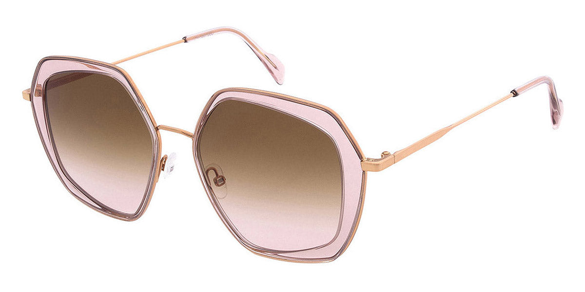 Andy Wolf® Grape Sun AW Grape Sun 04 54 - Pink/Gold Sunglasses