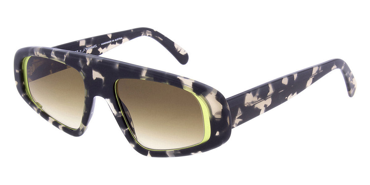 Andy Wolf® Infinity AW Infinity B 53 - Gray/Green B Sunglasses