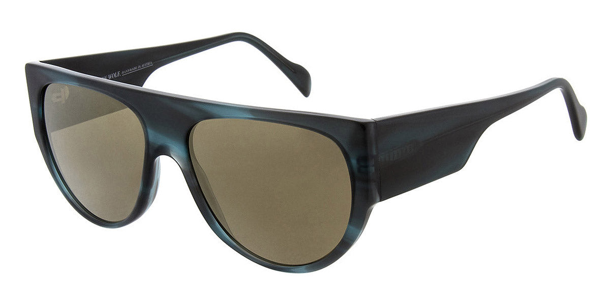 Andy Wolf® Kurt Sun AW Kurt Sun D 57 - Teal D Sunglasses