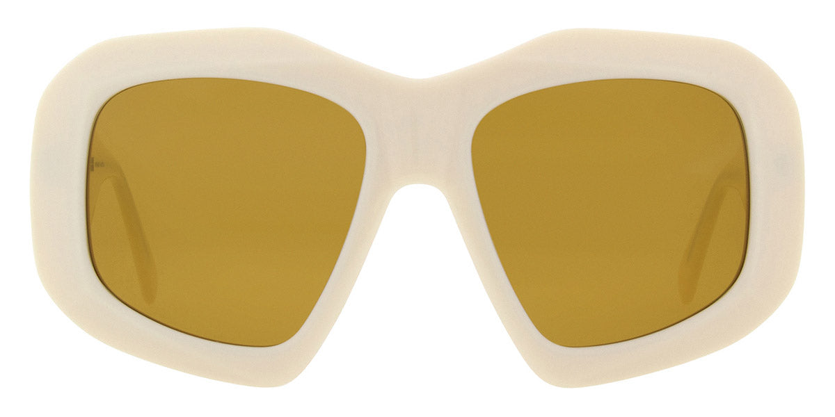 Andy Wolf® Linden Sun AW Linden Sun b 56 - White/Yellow Sunglasses