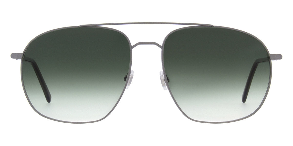 Andy Wolf® Oak Sun AW Oak Sun 06 59 - Gun/Green Sunglasses