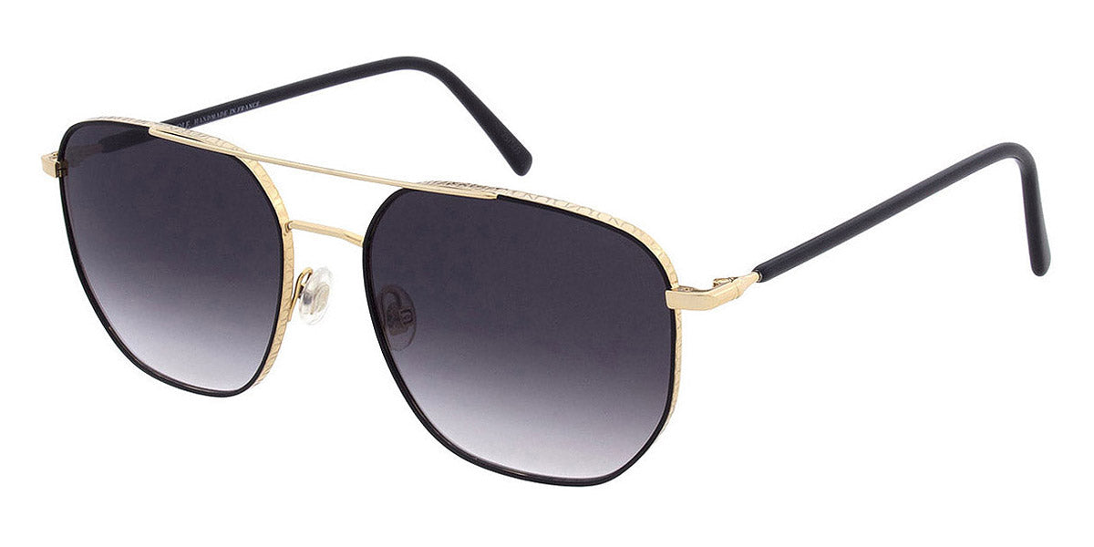 Andy Wolf® Privet AW Privet Sun 01 56 - Gold/Black Sunglasses