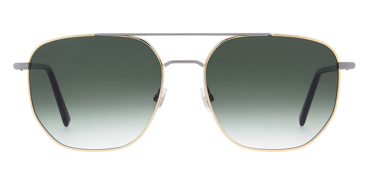 Andy Wolf® Privet AW Privet Sun 03 56 - Gun/Gold Sunglasses