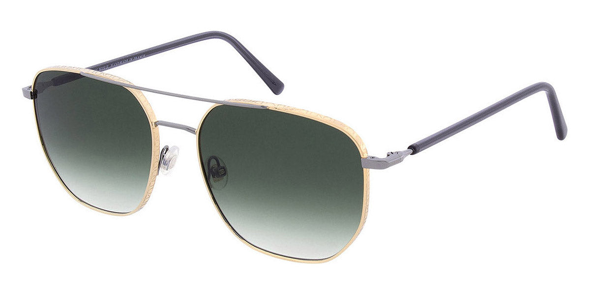 Andy Wolf® Privet AW Privet Sun 03 56 - Gun/Gold Sunglasses