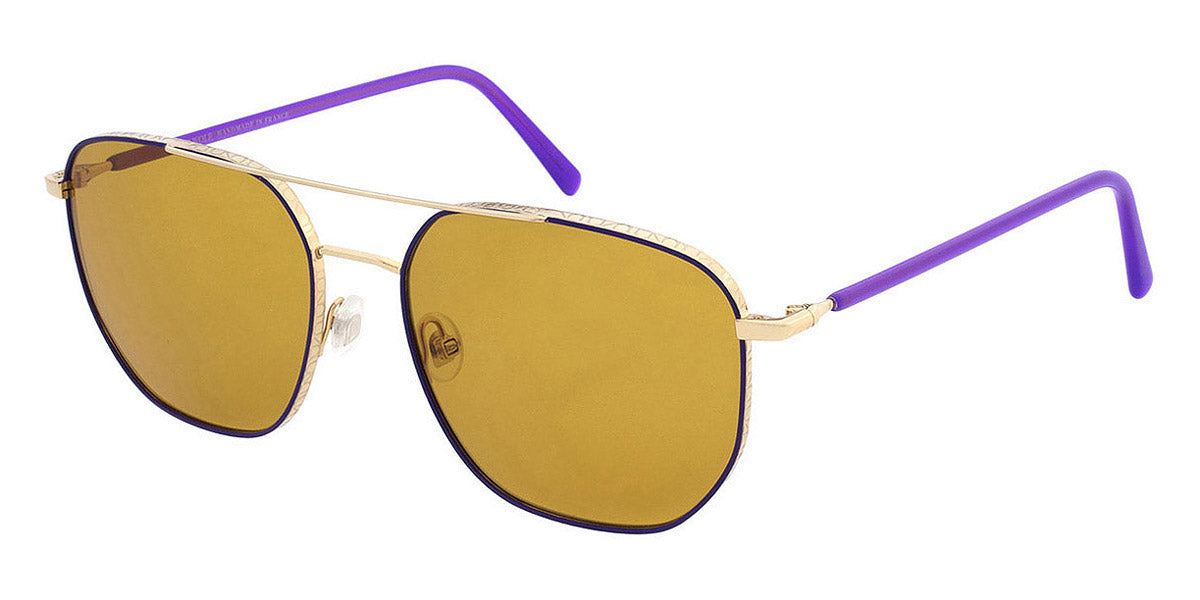 Andy Wolf® Privet AW Privet Sun 04 56 - Gold/Violet Sunglasses